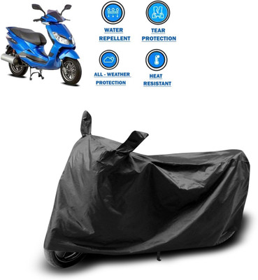 CODOKI Two Wheeler Cover for Bajaj(Blade 125, Black)