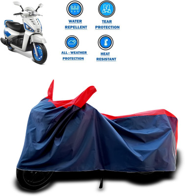 CODOKI Two Wheeler Cover for Mahindra(Gusto 125, Red)