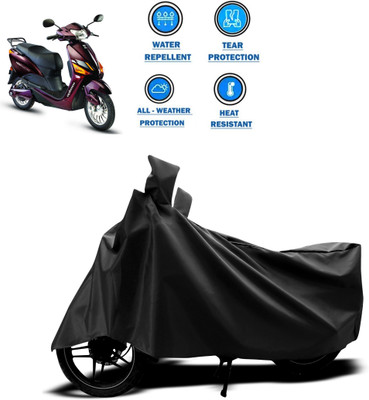 CODOKI Two Wheeler Cover for Hero(Electric Optima Plus, Black)