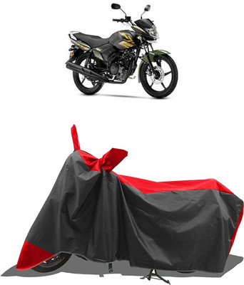 SK AUTO Two Wheeler Cover for Yamaha(Saluto, Red)