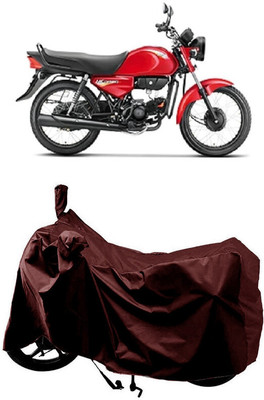 SUGASHRI Waterproof Two Wheeler Cover for Hero(CD Dawn, Maroon)