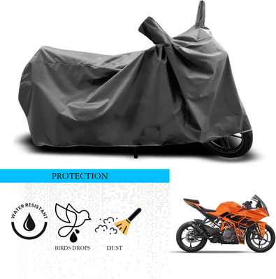 ANTHUB Waterproof Two Wheeler Cover for KTM(RC 390, Grey)