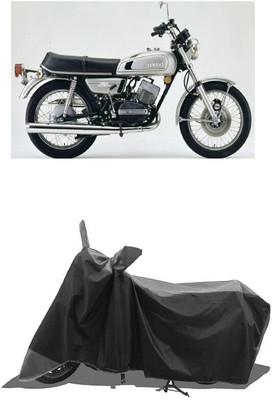 SUGASHRI Waterproof Two Wheeler Cover for Yamaha(RD 350, Grey, Black)