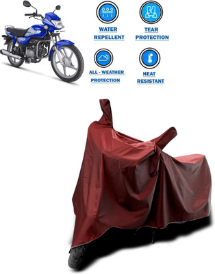PAGORA Waterproof Two Wheeler Cover for Hero(MotoCorp HF Deluxe, Maroon)