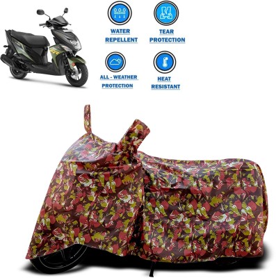 PAGORA Two Wheeler Cover for Yamaha(Cygnus Ray ZR, Red)