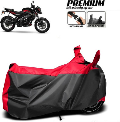 SK AUTO Waterproof Two Wheeler Cover for Bajaj(Pulsar 180 BS6, Red)