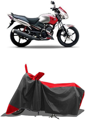 SUGASHRI Waterproof Two Wheeler Cover for Yamaha(Gladiator RS, Red, Black)