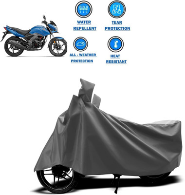 CODOKI Two Wheeler Cover for Honda(CB Unicorn 150, Grey)