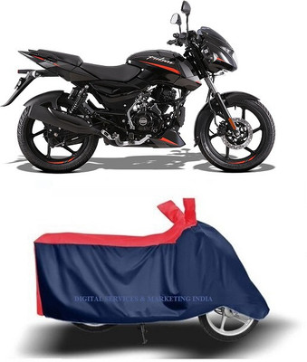 AutoRash Two Wheeler Cover for Bajaj(Pulsar 125, Blue)