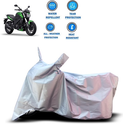 CODOKI Two Wheeler Cover for Bajaj(Dominar, Silver)