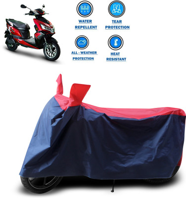 CODOKI Two Wheeler Cover for Okinawa(i-Praise, Red)