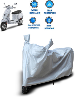CODOKI Two Wheeler Cover for Piaggio(Vespa SXL, Silver)