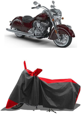 SUGASHRI Waterproof Two Wheeler Cover for Indian(Chief Classic, Red, Black)