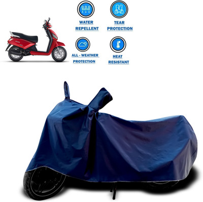 CODOKI Two Wheeler Cover for Mahindra(Gusto, Blue)