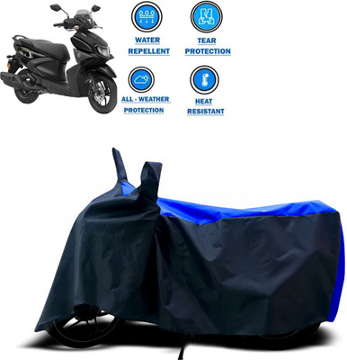 ANTHUB Two Wheeler Cover for Yamaha(Ray ZR, Blue)