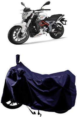 SUGASHRI Waterproof Two Wheeler Cover for DSK Benelli(TNT 25, Blue)