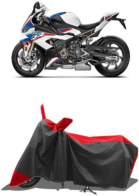 SUGASHRI Waterproof Two Wheeler Cover for BMW(S1000RR, Red, Black)