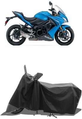 SUGASHRI Waterproof Two Wheeler Cover for Suzuki(GSX S1000F, Grey, Black)