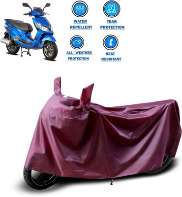 CODOKI Waterproof Two Wheeler Cover for Bajaj(Blade 125, Maroon)