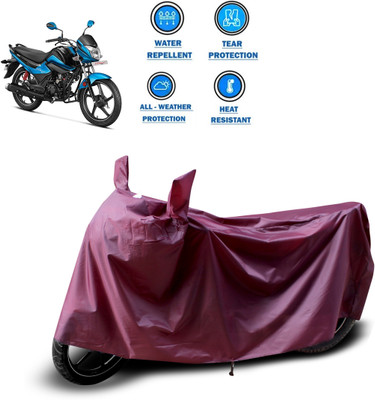 CODOKI Waterproof Two Wheeler Cover for Hero(Splendor I Smart, Maroon)