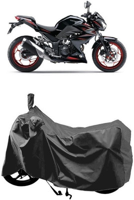SUGASHRI Waterproof Two Wheeler Cover for Kawasaki(Z250 BS6, Grey)