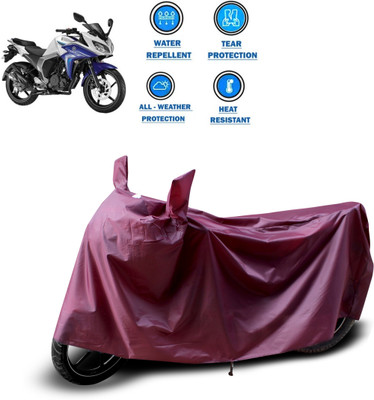 PAGORA Waterproof Two Wheeler Cover for Yamaha(Fazer, Maroon)