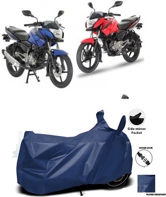 SK AUTO Waterproof Two Wheeler Cover for Bajaj(Blue)