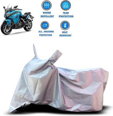 PAGORA Two Wheeler Cover for CFMoto(650GT, Silver)