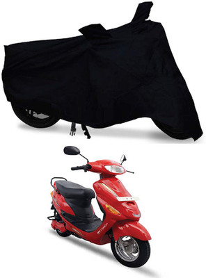 DeepShakshi AUTOMOTIVE Waterproof Two Wheeler Cover for Hero, Honda, TVS, Yamaha, Hero Electric, Universal For Bike(E Sprint, Black)
