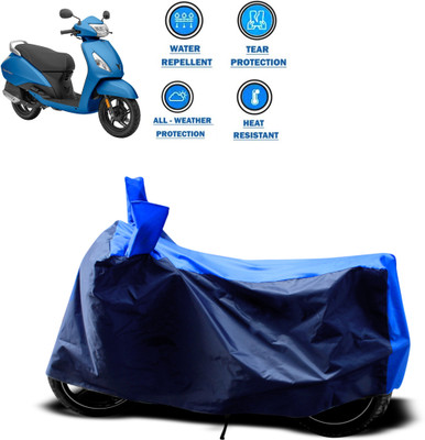 CODOKI Two Wheeler Cover for TVS(Jupiter classic, Blue)