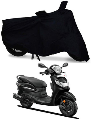 DeepShakshi AUTOMOTIVE Two Wheeler Cover for Hero(Pleasure+ 110, Black)