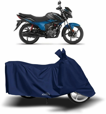 SK AUTO Waterproof Two Wheeler Cover for Hero(Glamour, Blue)