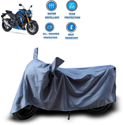 CODOKI Two Wheeler Cover for Suzuki(GSX, Grey)