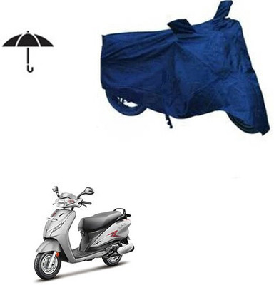 SK AUTO Waterproof Two Wheeler Cover for Hero(Moto Corp Duet, Blue)