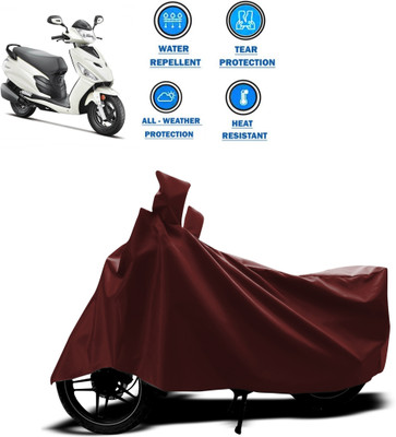 CODOKI Waterproof Two Wheeler Cover for Hero(Dash, Maroon)