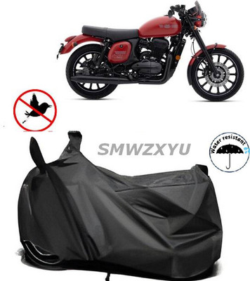 SK AUTO Two Wheeler Cover for JAWA(42, Black)