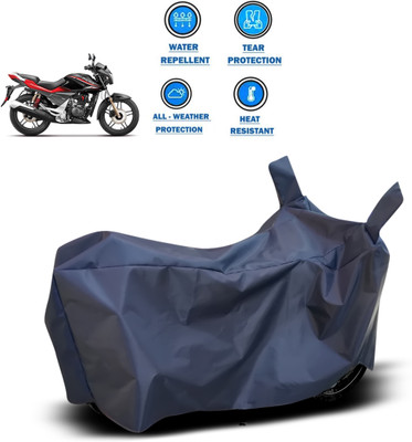 CODOKI Two Wheeler Cover for Hero(CBZ Extreme, Blue)