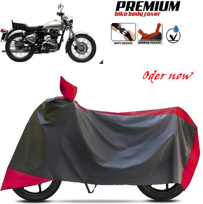 SK AUTO Waterproof Two Wheeler Cover for TVS, Hero, Honda, Bajaj(Red, Black)