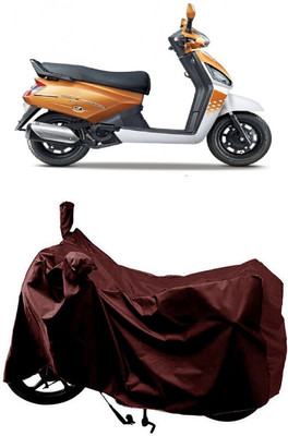 SUGASHRI Waterproof Two Wheeler Cover for Mahindra(Gusto Electric BS6, Maroon)