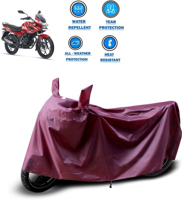 CODOKI Waterproof Two Wheeler Cover for Bajaj(Discover 150 f, Maroon)