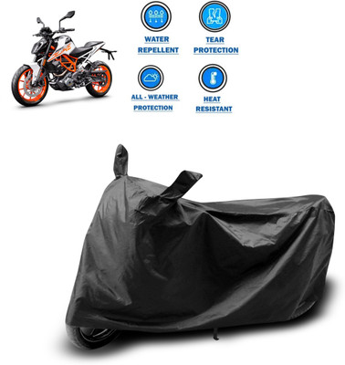 PAGORA Two Wheeler Cover for KTM(Duke 390, Black)