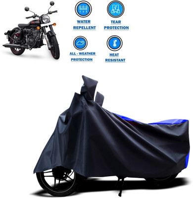 PAGORA Two Wheeler Cover for Royal Enfield(Classic 350, Blue)