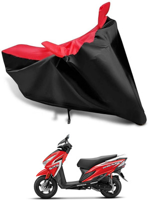 SK AUTO Two Wheeler Cover for Honda(Grazia, Red, Black)