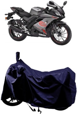 SUGASHRI Waterproof Two Wheeler Cover for Yamaha(YZF-R15 V3 New BS6, Blue)