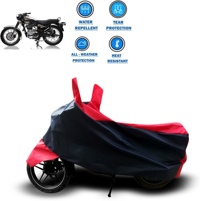 CODOKI Two Wheeler Cover for Royal Enfield(Electra 4S, Red)
