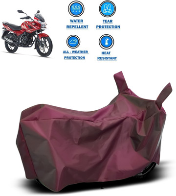 CODOKI Waterproof Two Wheeler Cover for Bajaj(Discover 150 f, Maroon)