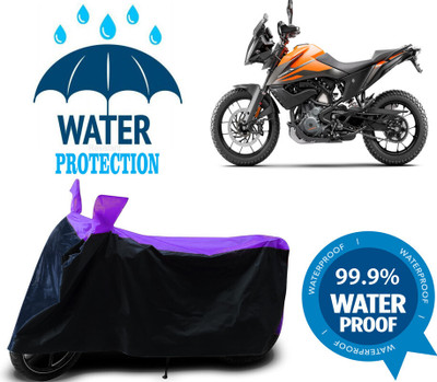 Mdstar Waterproof Two Wheeler Cover for KTM(390 Adventure, Multicolor)