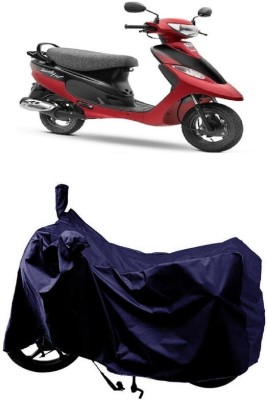 SUGASHRI Waterproof Two Wheeler Cover for TVS(Scooty Pep Plus, Blue)