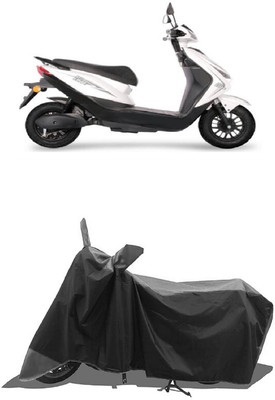 SUGASHRI Waterproof Two Wheeler Cover for Ampere(Reo Elite BS6, Grey, Black)