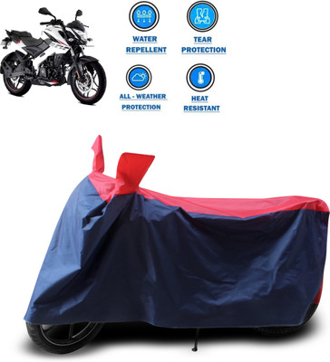 CODOKI Two Wheeler Cover for Bajaj(Pulsar NS 200, Red)